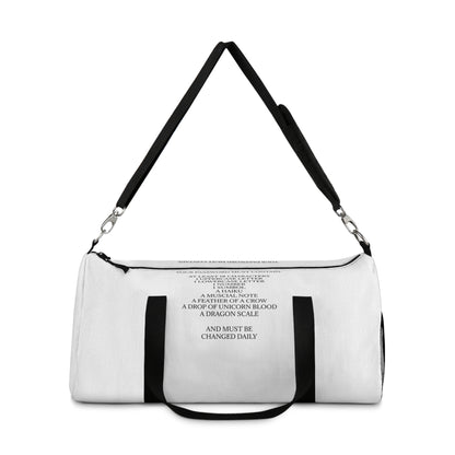 Password Duffel Bag
