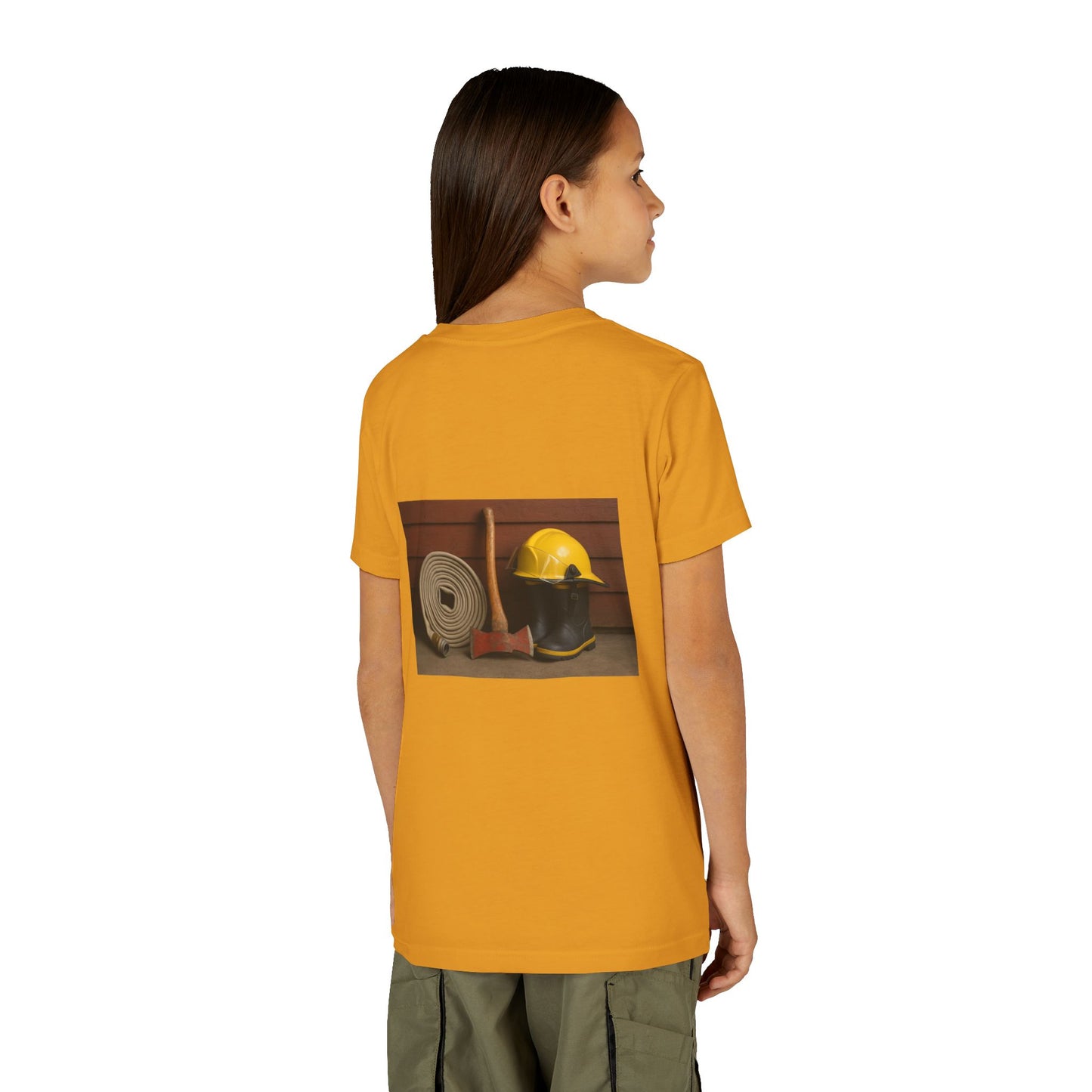 Fire/Rescue Appreciation Youth Unisex Short Sleeve Crewneck Tee