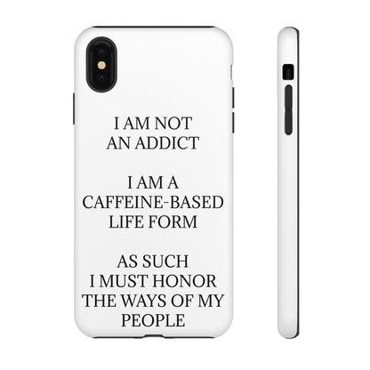 Not An Addict iPhone Case