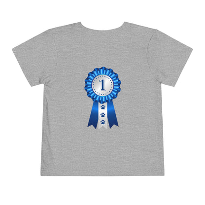 Show Ribbon Toddler Unisex Short Sleeve Crewneck Tee