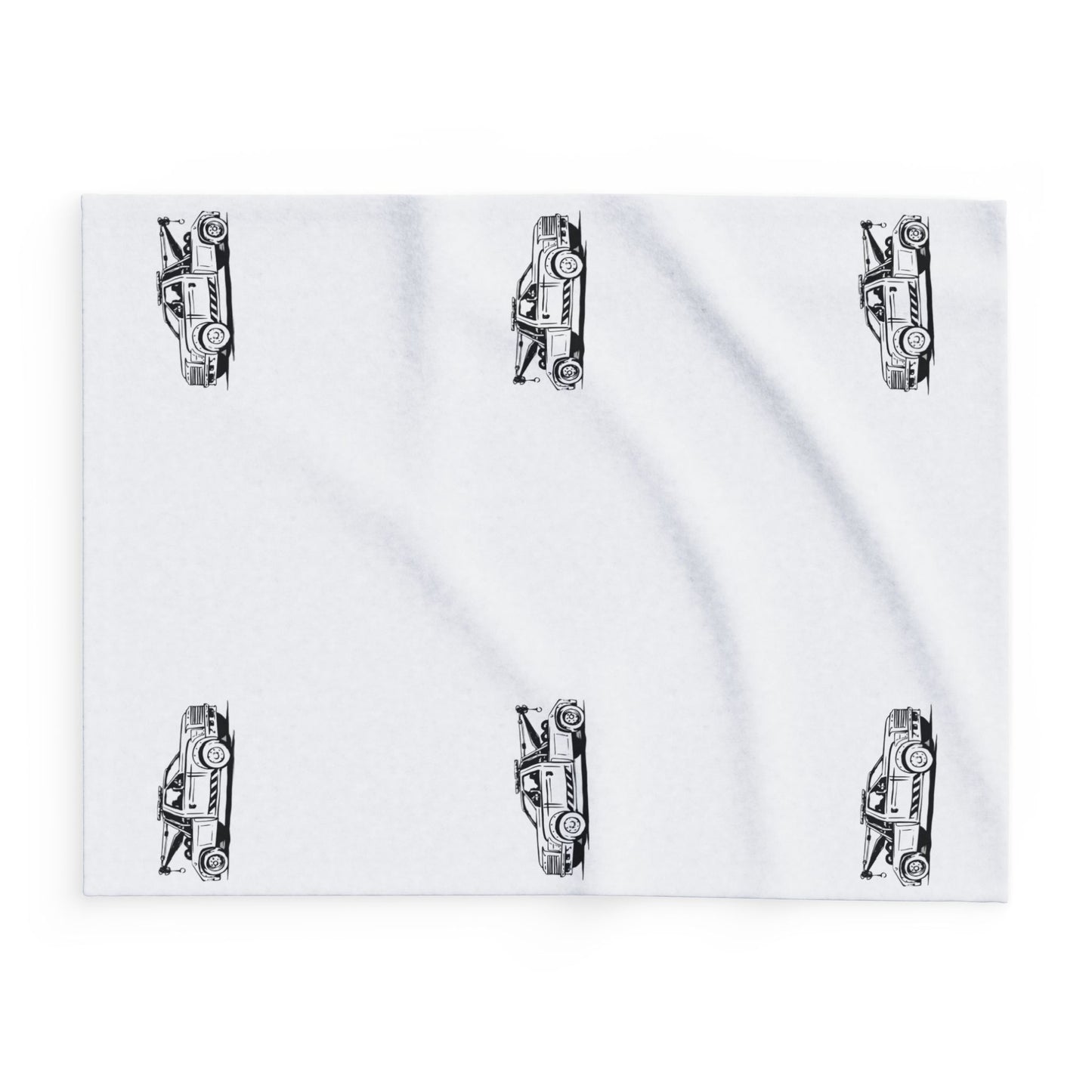Wheel Lift Tow Truck Arctic Fleece Blanket