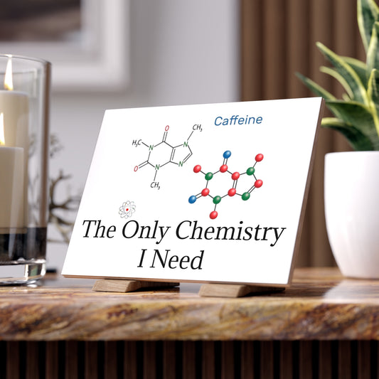 Chemistry Lesson Ceramic Photo Tile