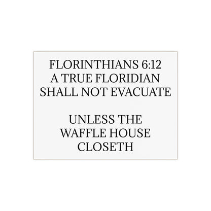 Florinthians 6:12 Ceramic Photo Tile