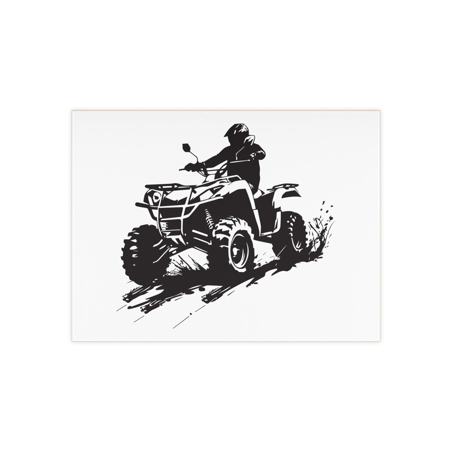 Slingin' Mud Quad Ceramic Photo Tile