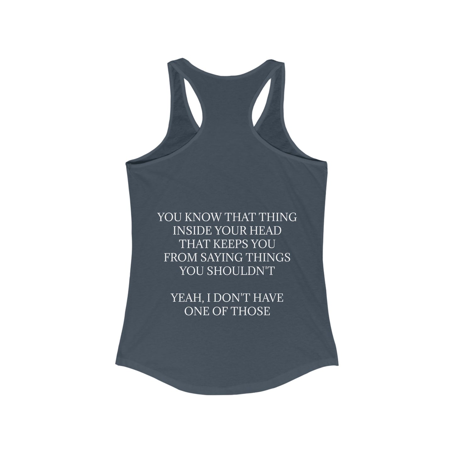 No Filter Women's Racerback Tank