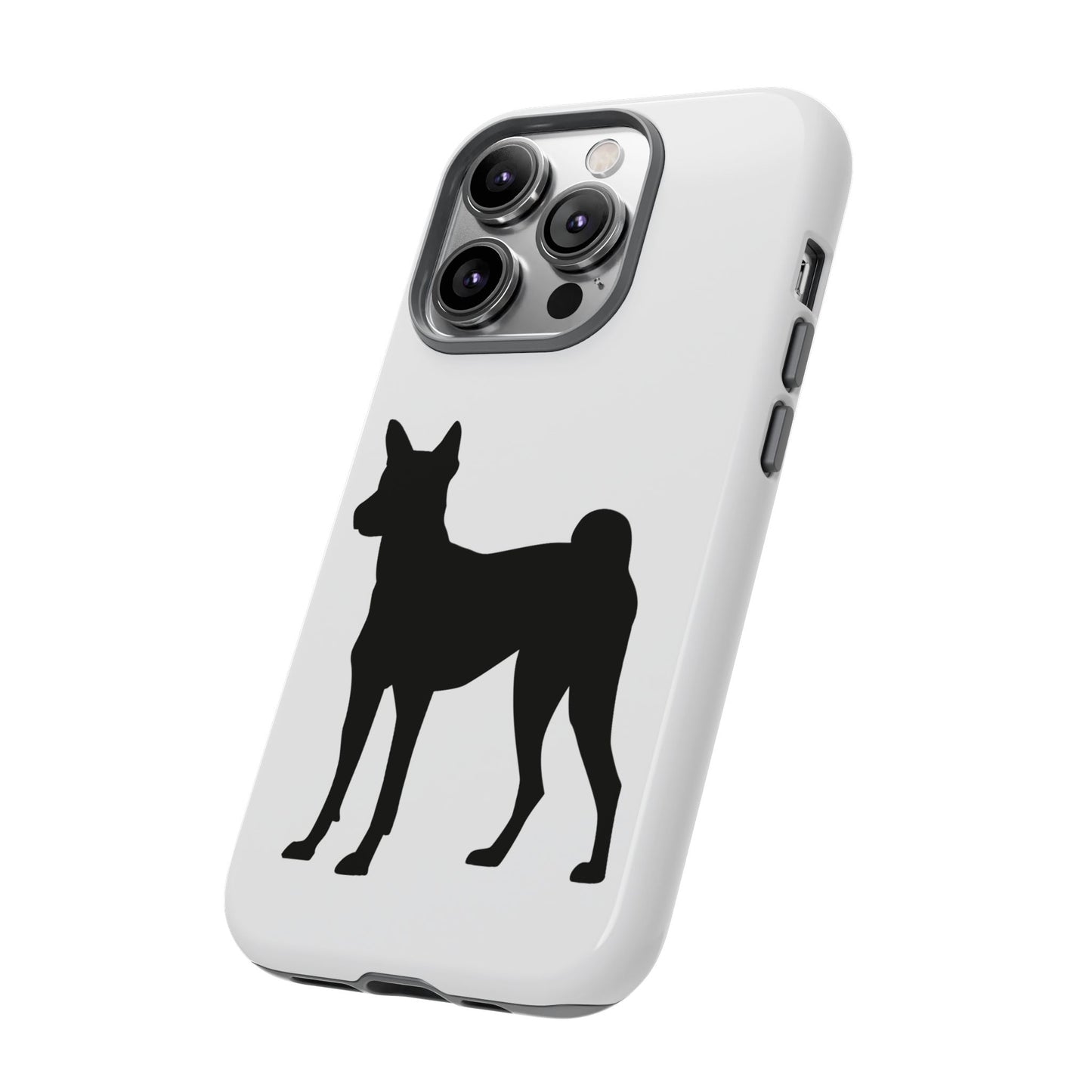 Basenji Silhouette iPhone Case