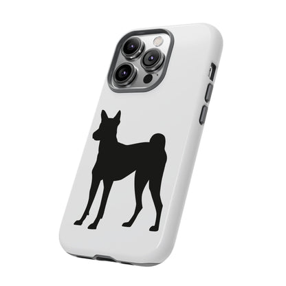 Basenji Silhouette iPhone Case