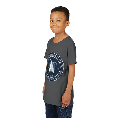 US Space Force Youth Unisex Short Sleeve Crewneck Tee