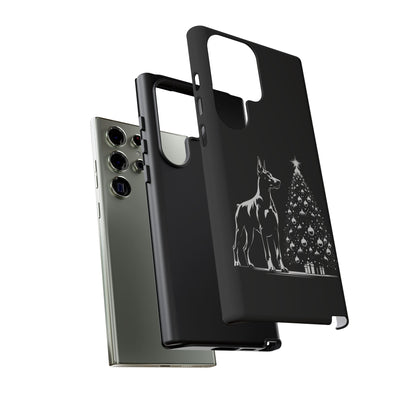 Doberman Christmas Tree Samsung Case