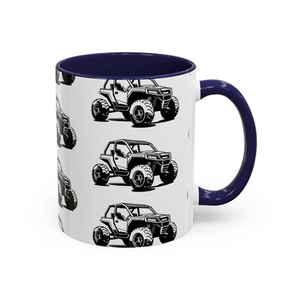 Off The Beaten Path Side By Side 2-Tone Coffee Mug