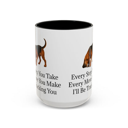 Tracking You 2-Tone Coffee Mug