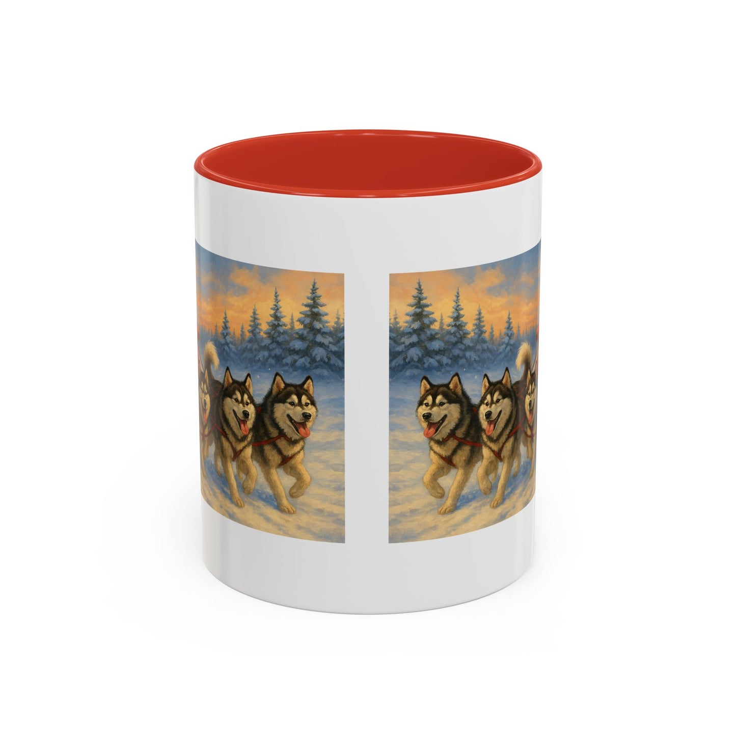 Dashing Through The Snow 2-Tone Coffee Mug