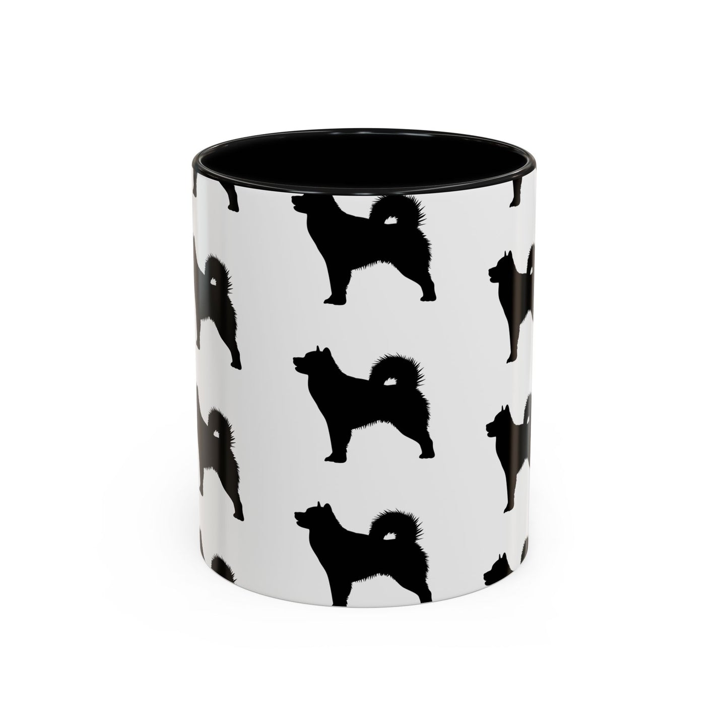 Malamute Silhouette 2-Tone Coffee Mug