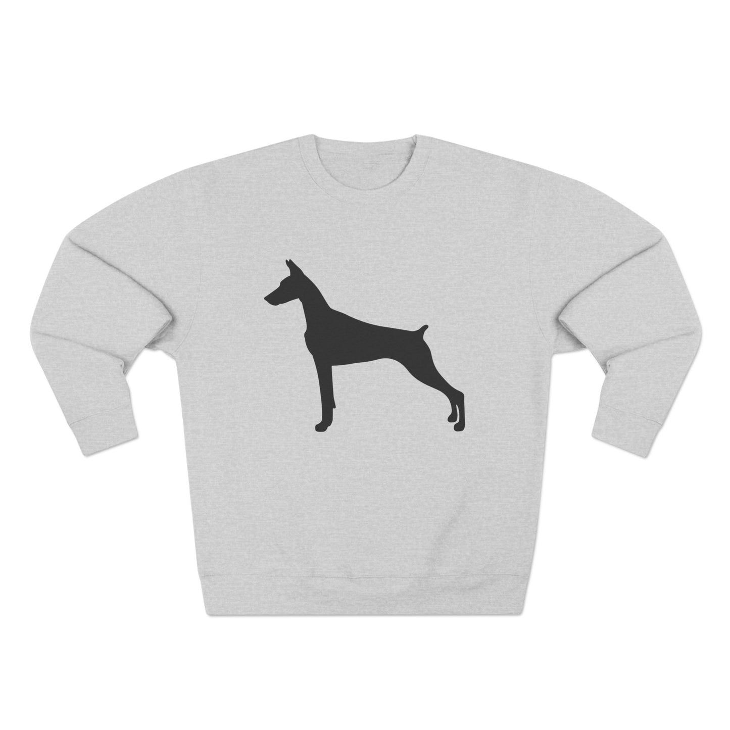 Doberman Silhouette Unisex Crewneck Sweatshirt