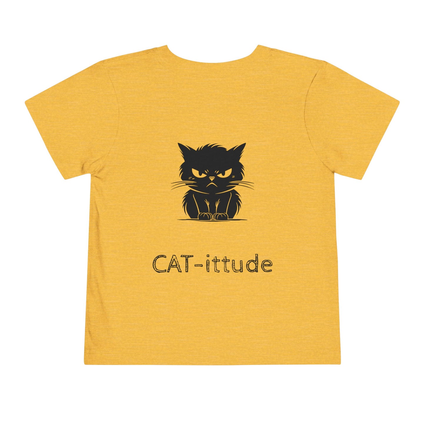 CAT-itude Toddler Unisex Short Sleeve Crewneck Tee