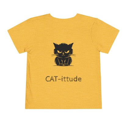 CAT-itude Toddler Unisex Short Sleeve Crewneck Tee