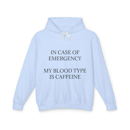 Blood Type Unisex Lightweight Hoodie