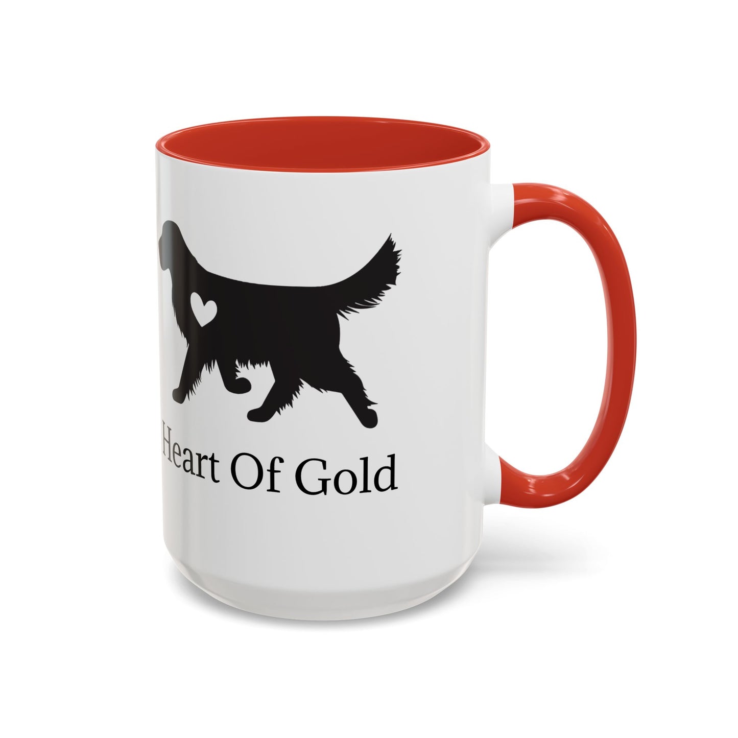 Heart Of Gold 2-Tone Coffee Mug
