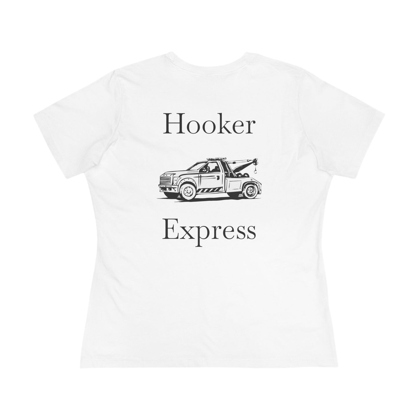 H**ker Express Wheel Lift Tow Truck Women's Short Sleeve Crewneck Tee