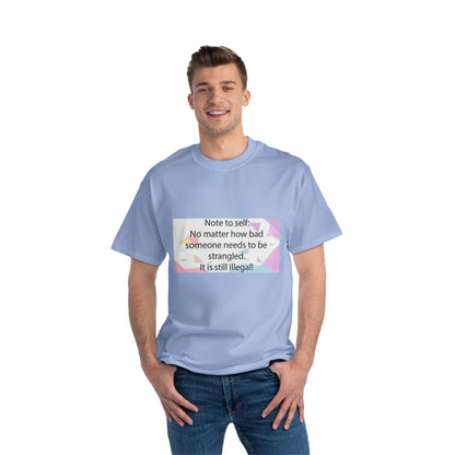 Note To Self Men's Short-Sleeve Crewneck Tee