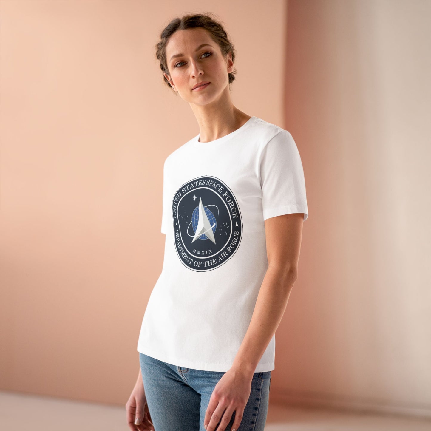 US Space Force Women's Short Sleeve Crewneck Tee