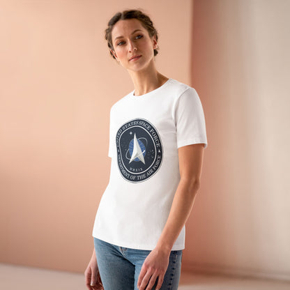 US Space Force Women's Short Sleeve Crewneck Tee