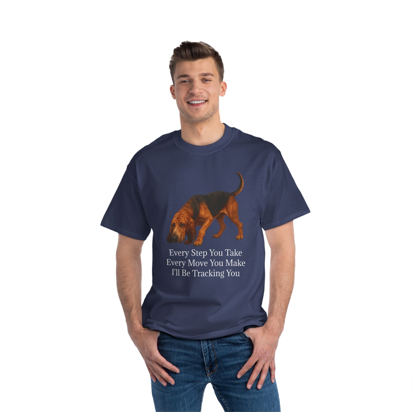 Tracking You Men's Short-Sleeve Crewneck Tee