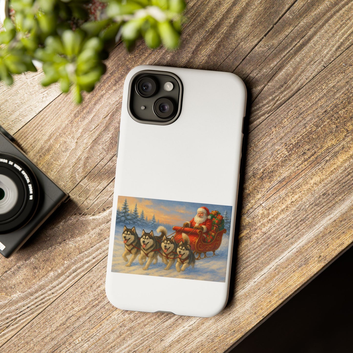 Dashing Through The Snow iPhone Case