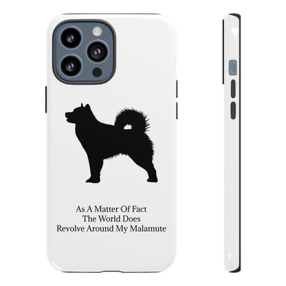 Matter Of Fact Malamute iPhone Case