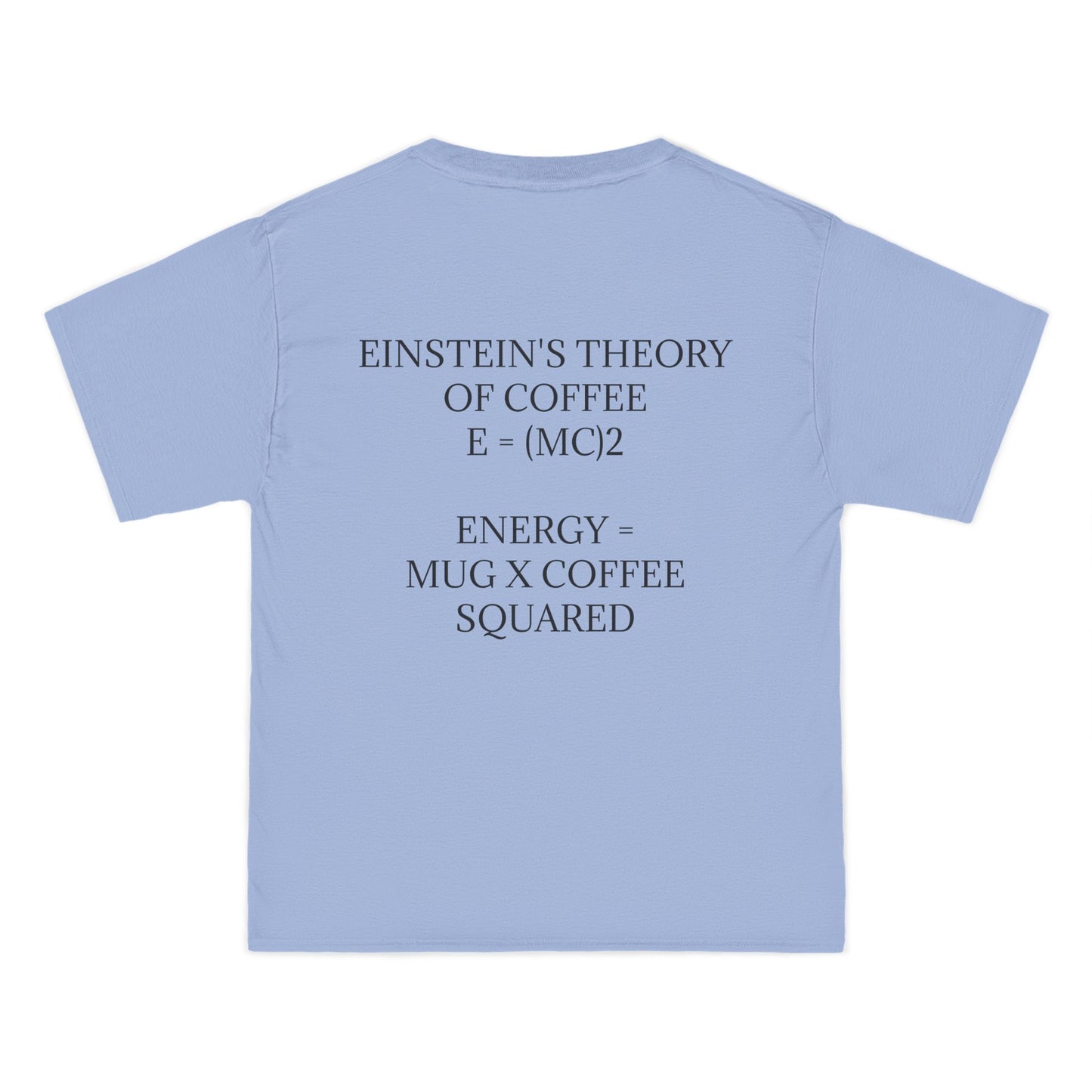 Einstein's Theory Of Coffee Men's Short-Sleeve Crewneck Tee