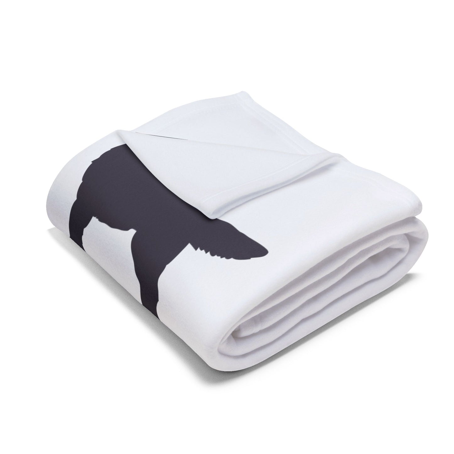 Golden Silhouette Arctic Fleece Blanket