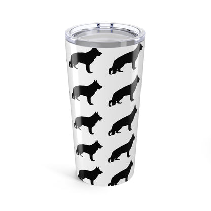German Shepherd Silhouette Tumbler