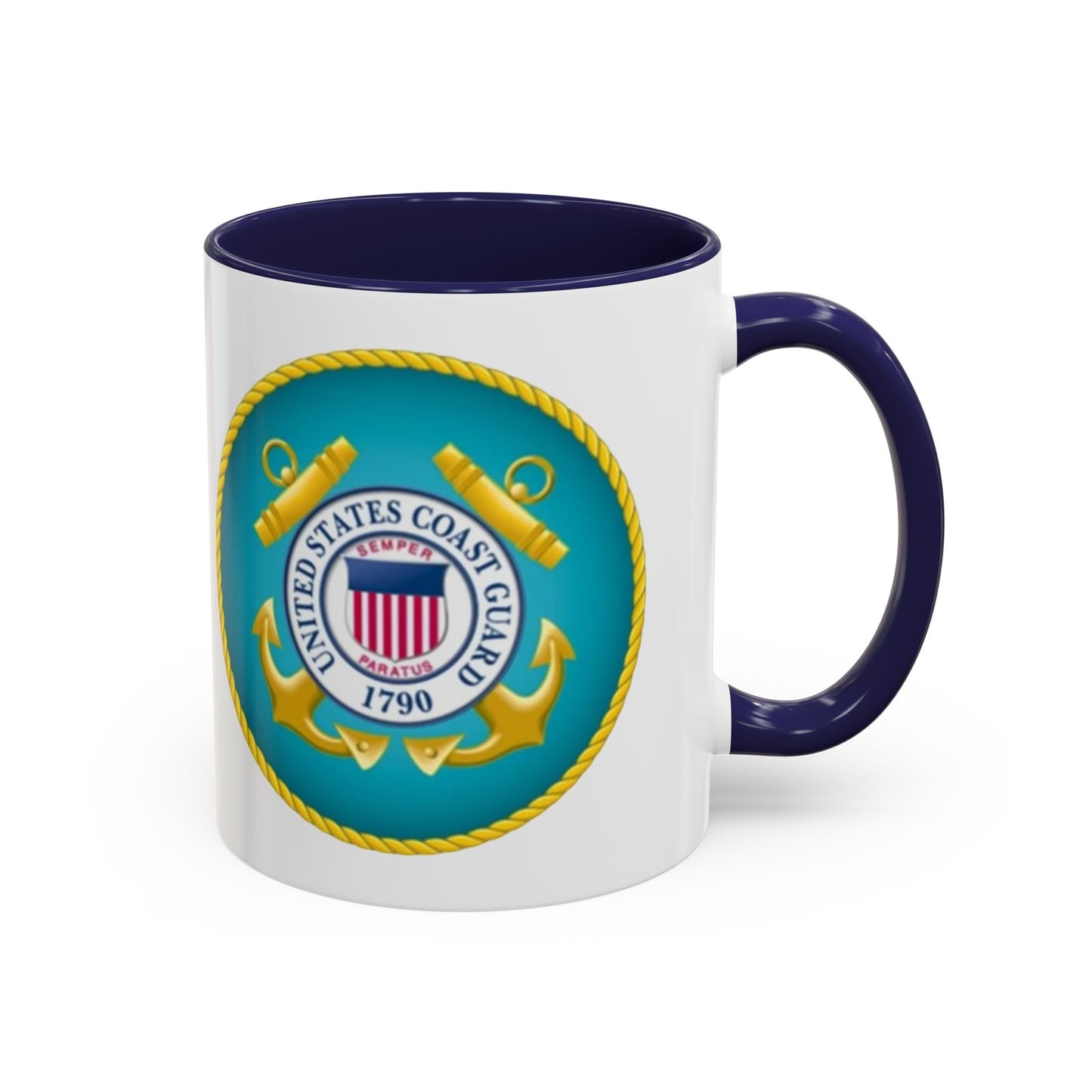 US Coast Guard 2-Tone Coffee Mug