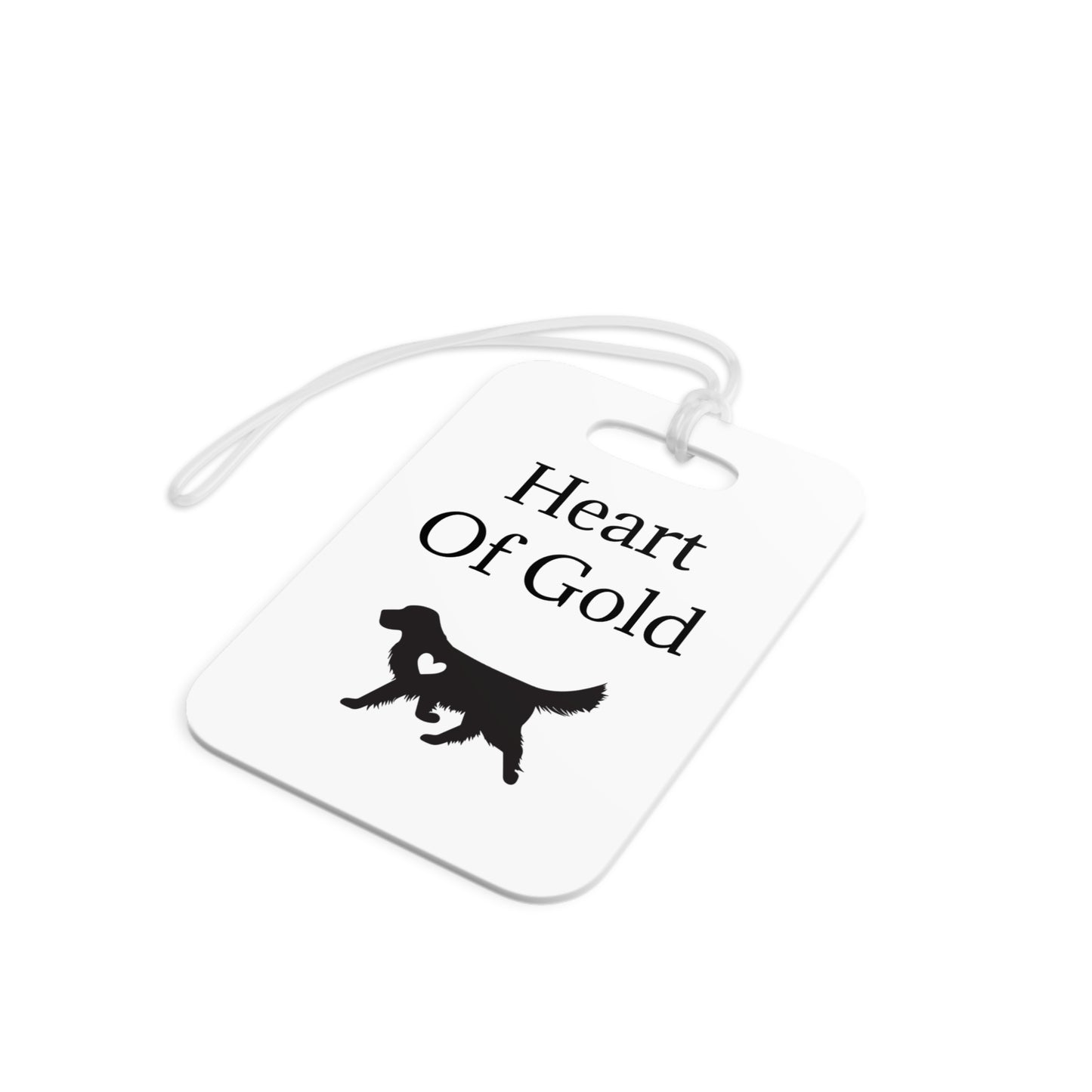 Heart Of Gold Luggage Tag