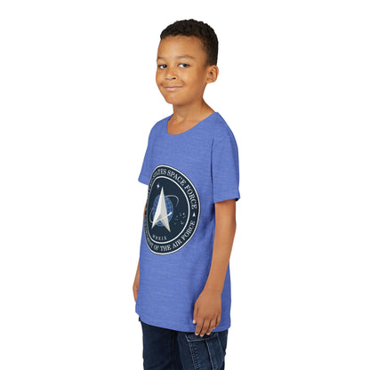 US Space Force Youth Unisex Short Sleeve Crewneck Tee