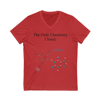 Chemistry Lesson Unisex Short Sleeve V-Neck Tee
