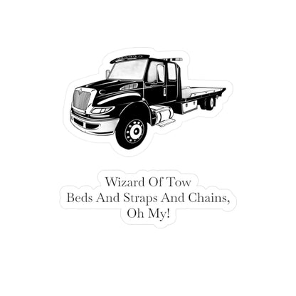 Wizard Of Tow Vinyl Decal