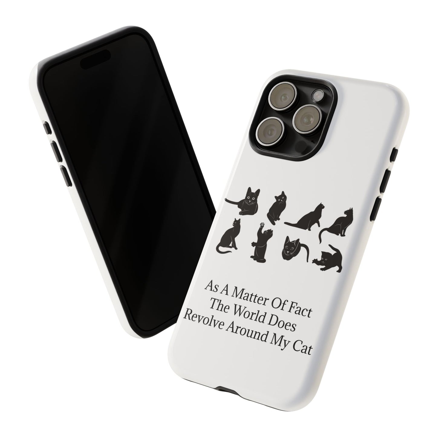 Matter Of Fact Cat iPhone Case