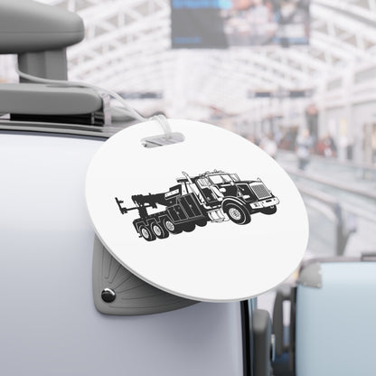Heavy Tow Truck Luggage Tag