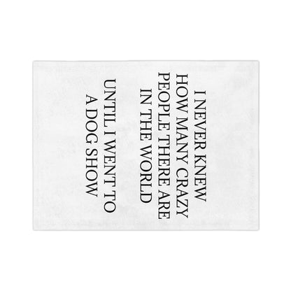 Never Knew Velveteen Microfiber Blanket