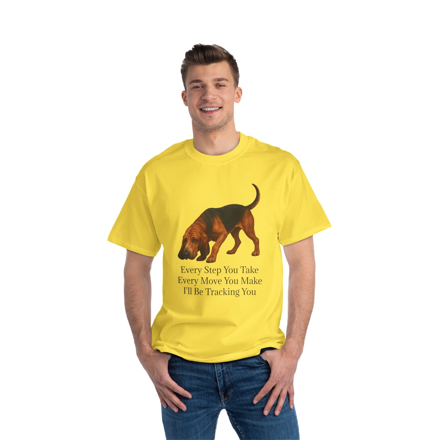 Tracking You Men's Short-Sleeve Crewneck Tee