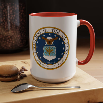 US Air Force 2-Tone Coffee Mug