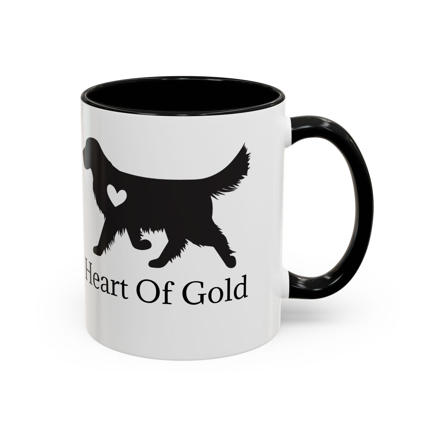 Heart Of Gold 2-Tone Coffee Mug