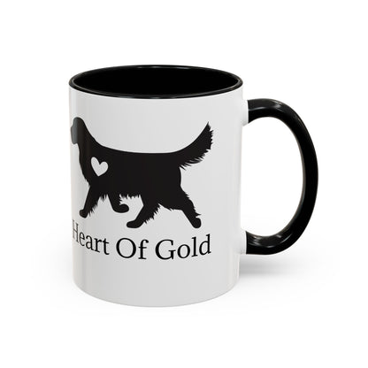 Heart Of Gold 2-Tone Coffee Mug