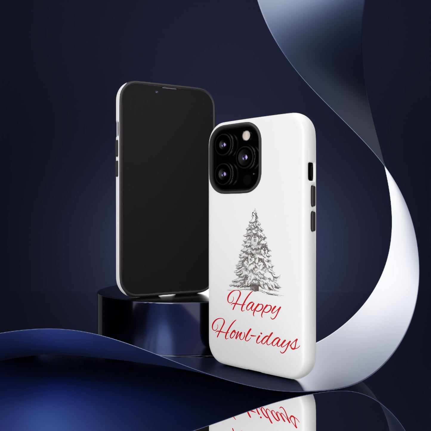 Happy Howl-idays iPhone Case