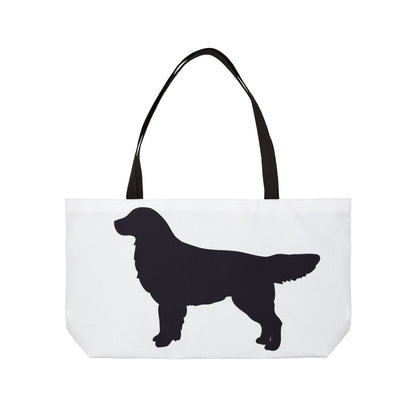 Golden Silhouette Weekender Tote Bag