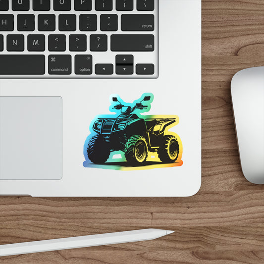 Off The Beaten Path Quad Holographic Sticker
