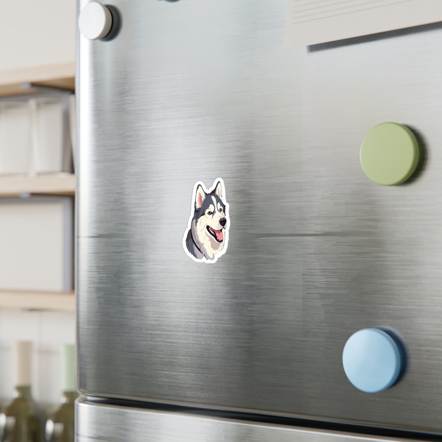 Malamute Head Vinyl Decal