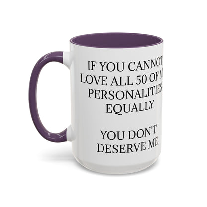 50 Personalities 2-Tone Coffee Mug