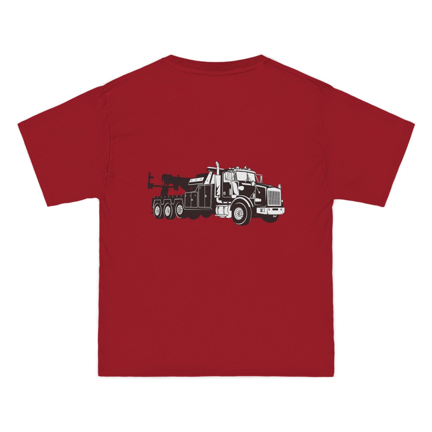 Heavy Tow Truck Men's Short-Sleeve Crewneck Tee